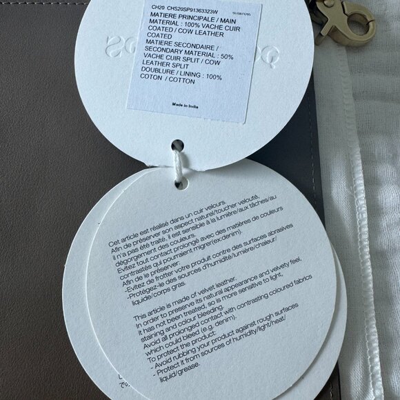 See By Chloé Leather Pouch – Taupe Patchwork – NWT 🤎 - Picture 3 of 7